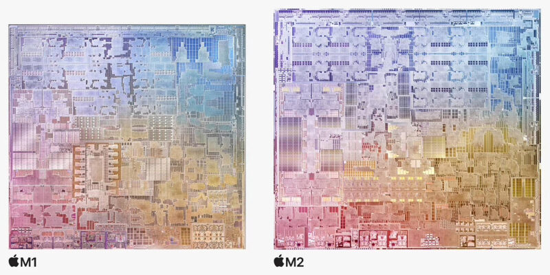 Apple M2 против Apple M1: чем отличаются новые чипсеты