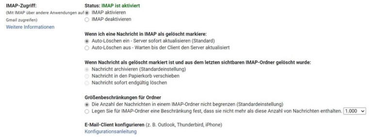 Gmail-IMAP
