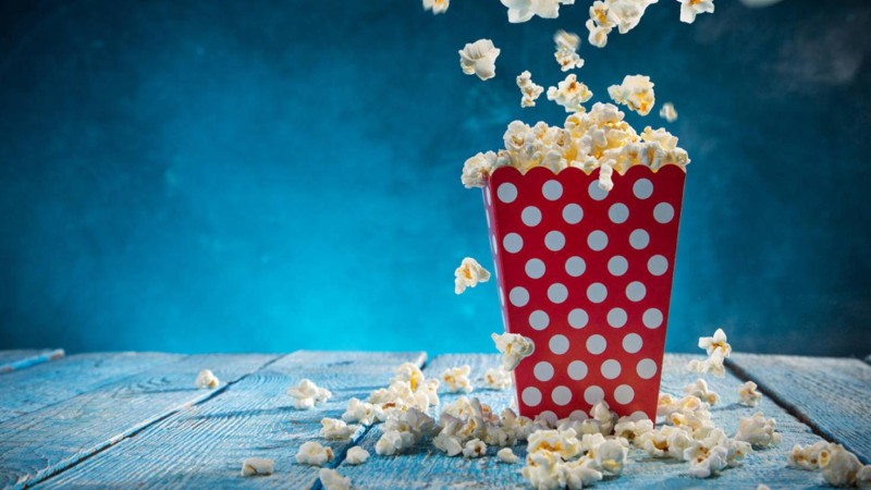 Popcorn Film gucken