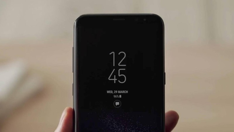 Always-on-Display Galaxy S8