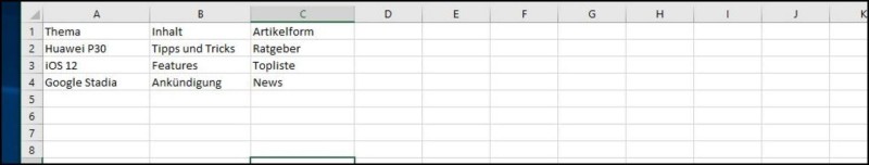 Excel-Datei-Beispiel