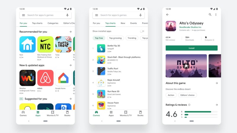 google-play-store-redesign