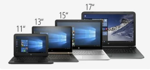 Ноутбуки 13-, 14-, 15-, 17-дюйм - какой выбрать: размеры ноутбуков в сантиметрах