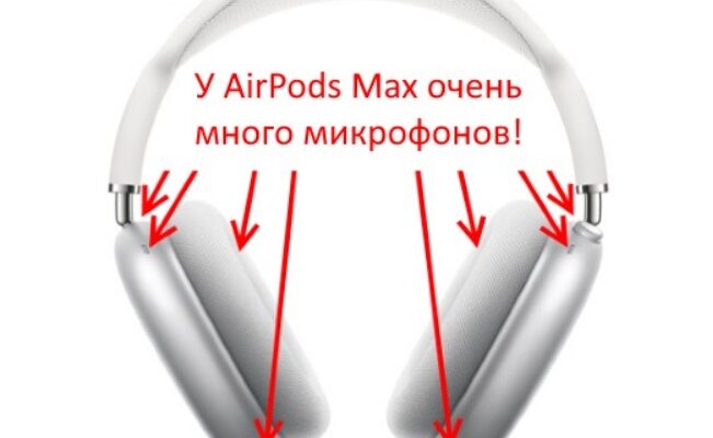 Где расположен микрофон в AirPods на разных моделях