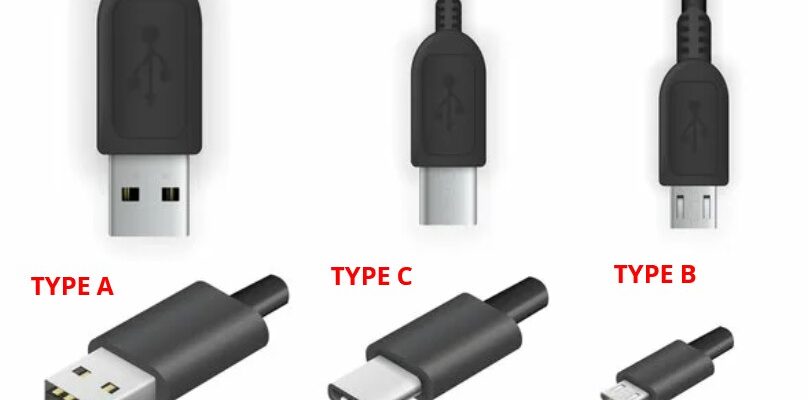 Основные различия между USB Type-A, -B и -C, цвета портов